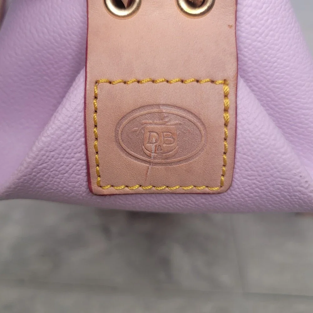 Dooney & Bourke Wakefield Pebbled Leather Tassel Tote Bag in Mauve